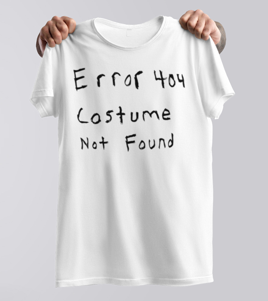 Setupspawn Error 404 Costume Not Found T-Shirt