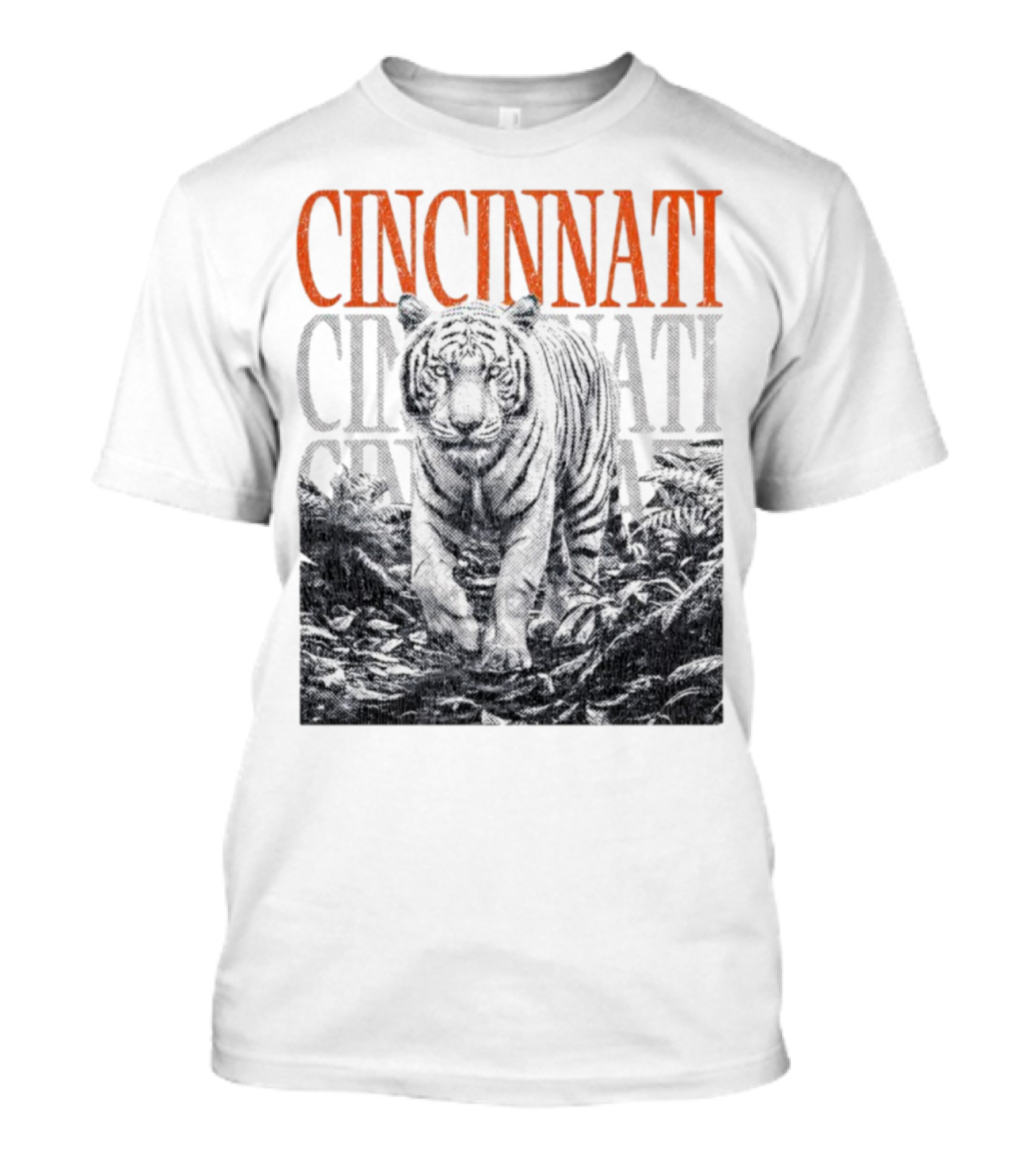 Cincinnati Bengals Tiger Fan Team Spirit T-Shirt