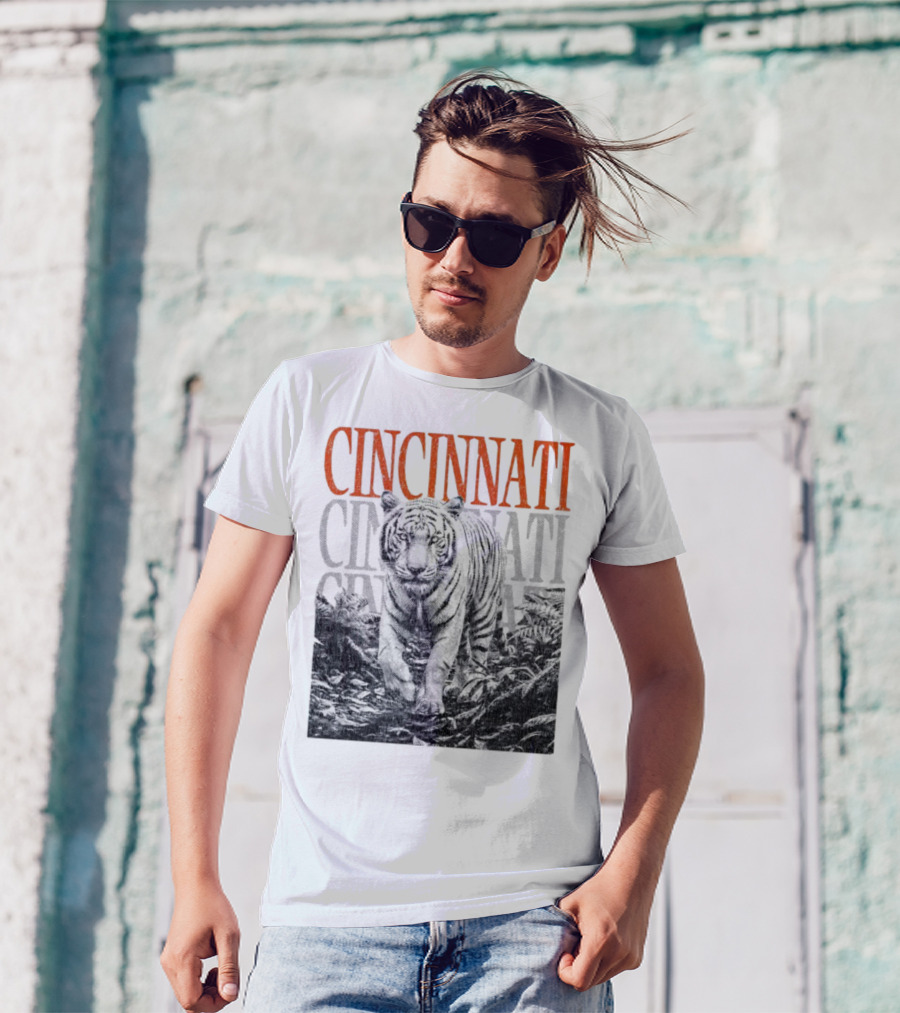 Cincinnati Bengals Tiger Fan Team Spirit T-Shirt
