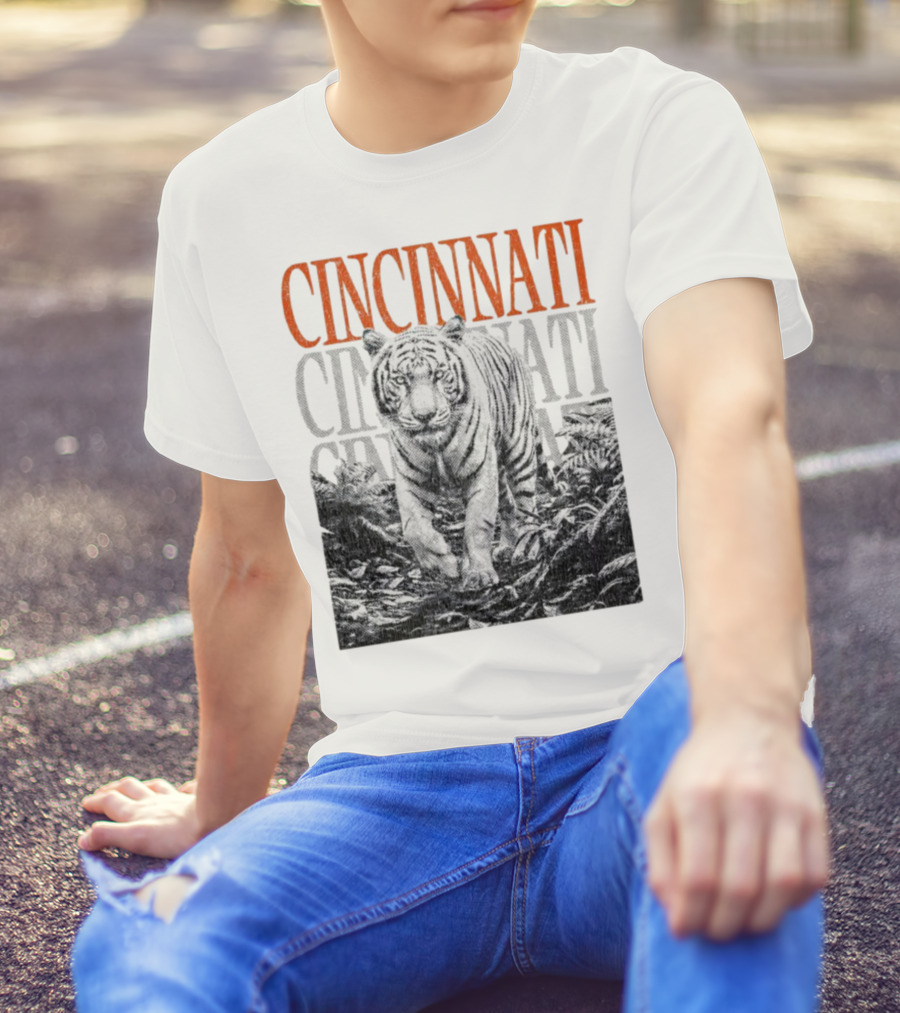 Cincinnati Bengals Tiger Fan Team Spirit T-Shirt