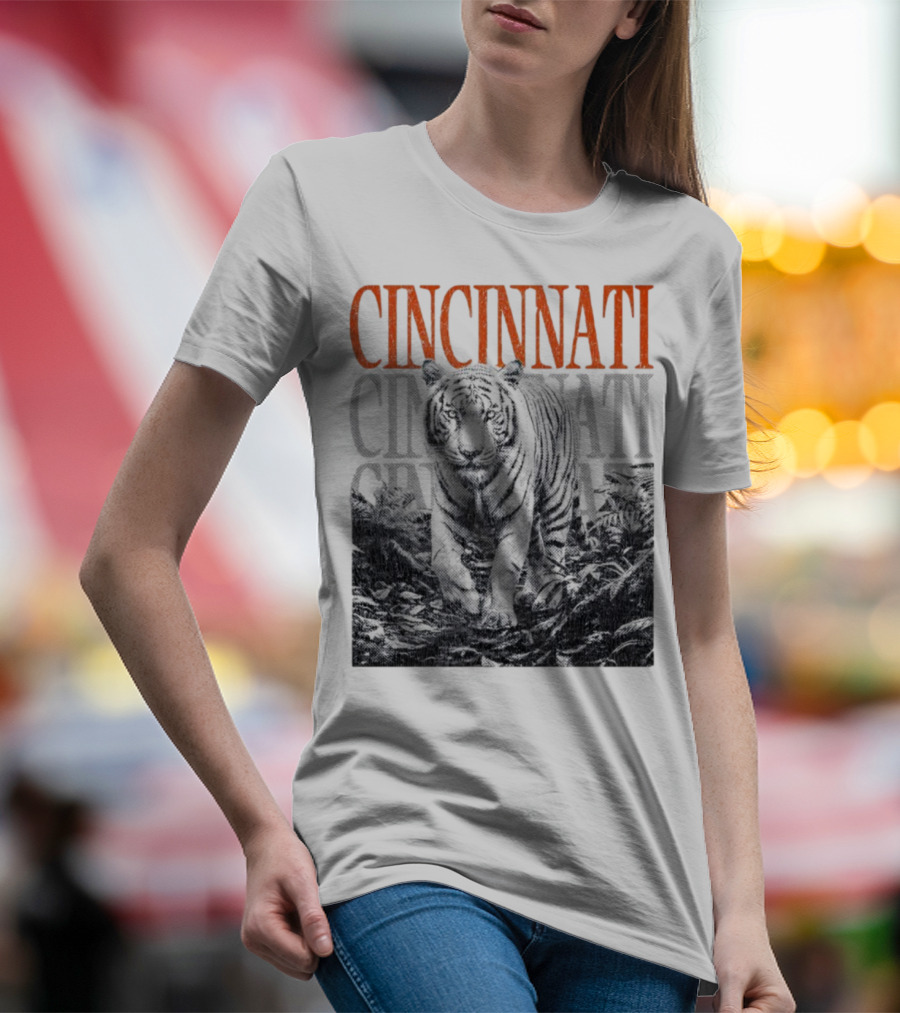 Cincinnati Bengals Tiger Fan Team Spirit T-Shirt