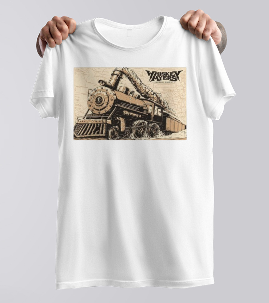 Whiskey Myers Train Greensboro NC October 10 2025 Ramblin' Since 07 T-Shirt
