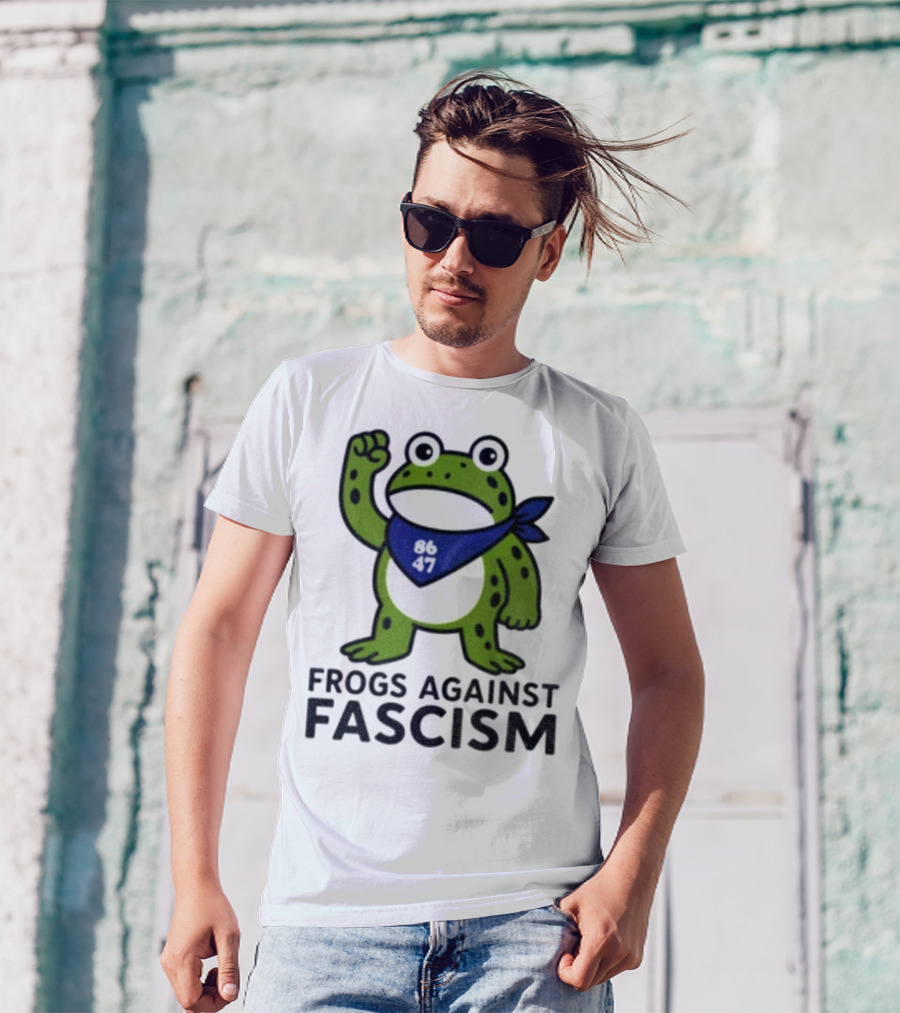 Frogs Against Fascism 86 47 Peaceful Protest Image T-Shirt