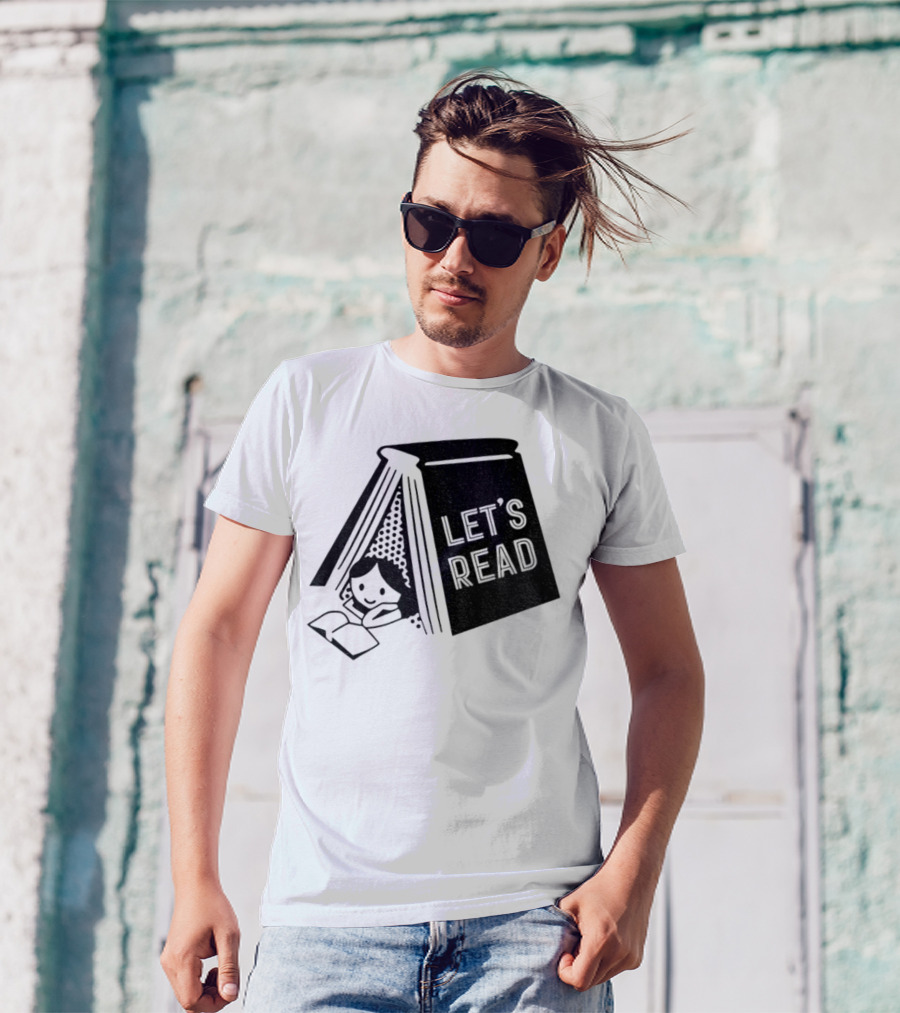 Derek Luh Let’s Read 2025 Book Tent Design T-Shirt