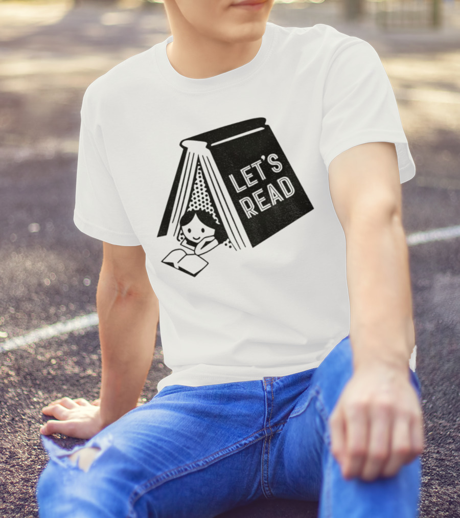 Derek Luh Let’s Read 2025 Book Tent Design T-Shirt