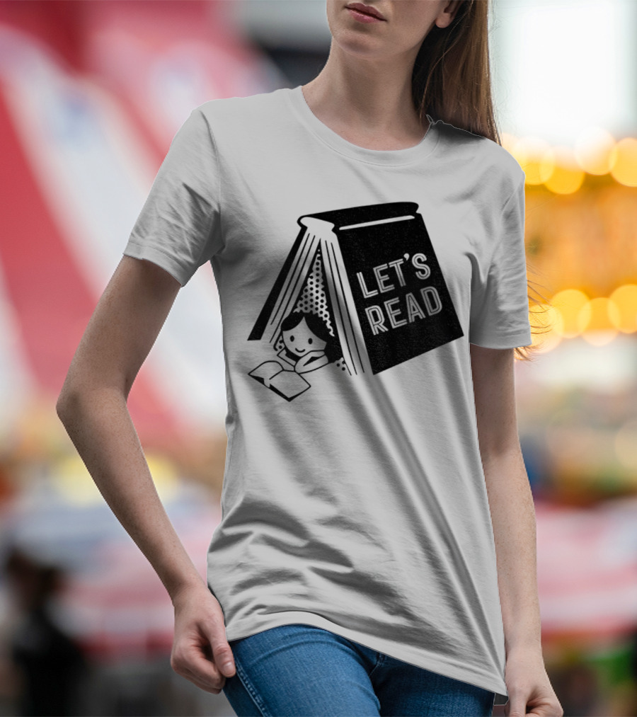 Derek Luh Let’s Read 2025 Book Tent Design T-Shirt