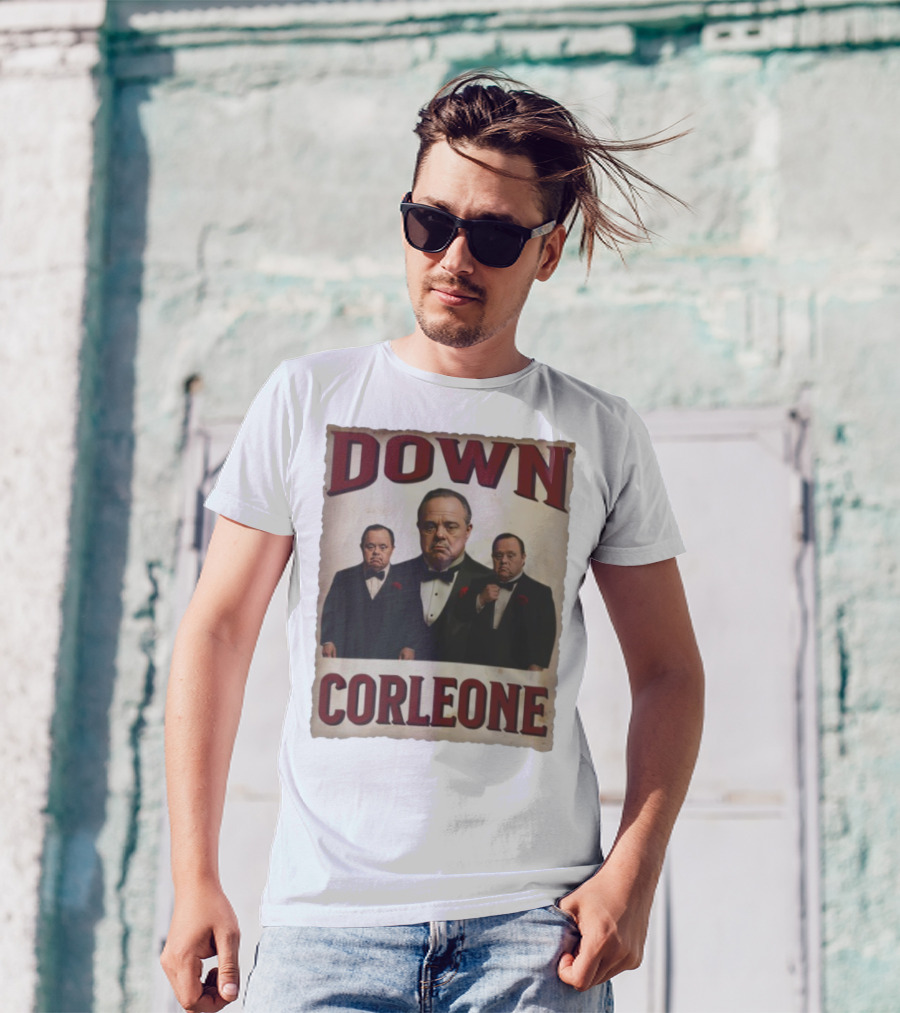 Down Corleone Funny Mafia Parody T-Shirt