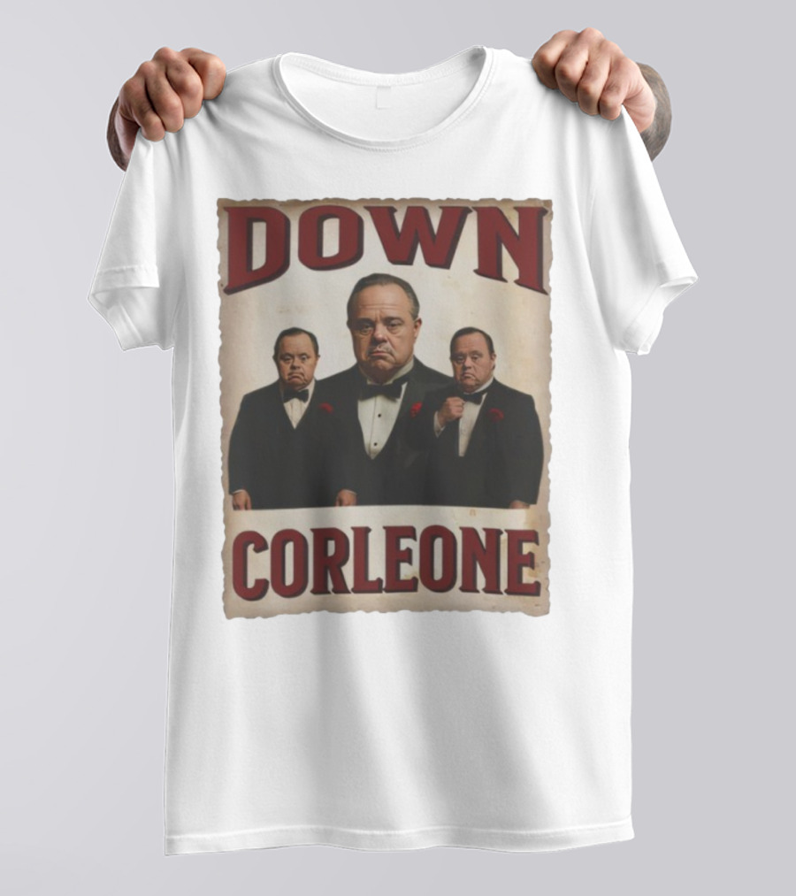 Down Corleone Funny Mafia Parody T-Shirt