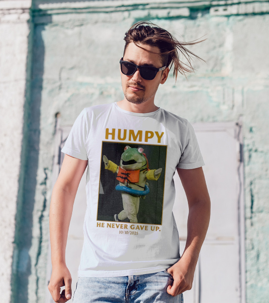 Humpy Salmon He Never Gave Up Seattle Mariners MLB Baseball 10 10 2025 T-Shirt