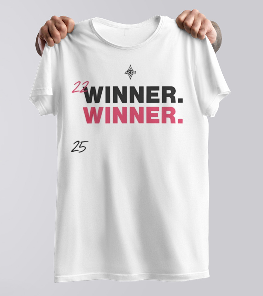 Las Vegas Aces 2025 Winner 22 Championship Winner 25 T-Shirt