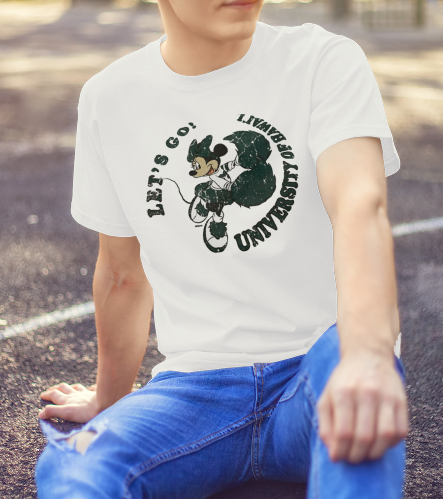 Let’s Go Minnie Mouse University Of Hawai’i Cheerleader T-Shirt