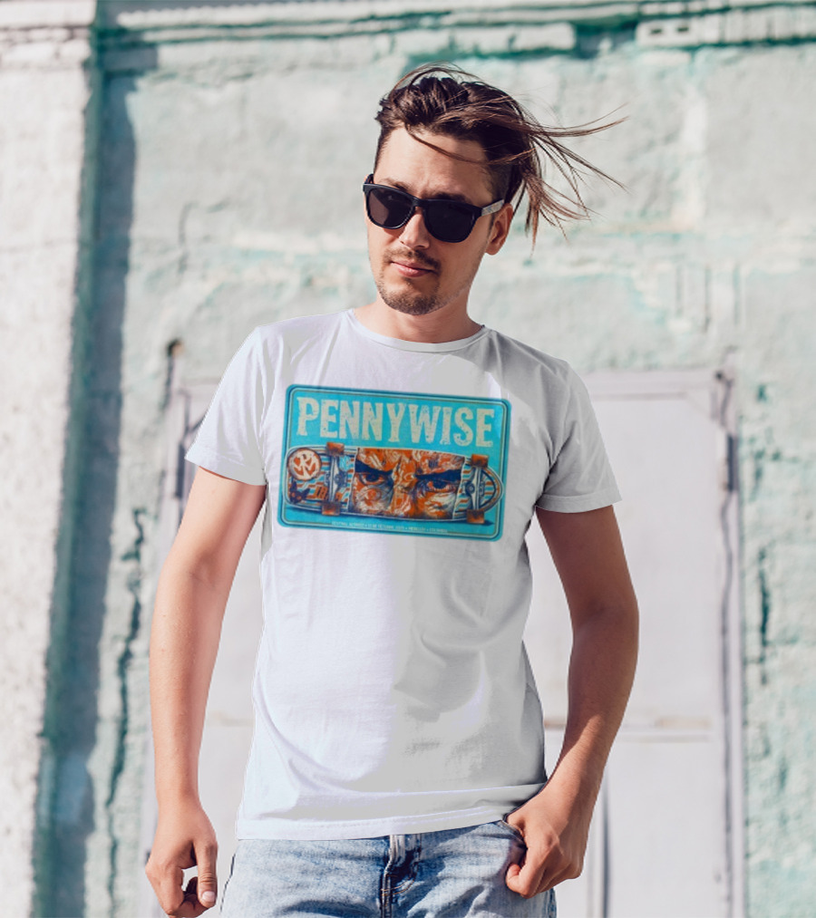 Pennywise Festival Altavoz Medellín CO Octubre 13 2025 Skateboard Art T-Shirt