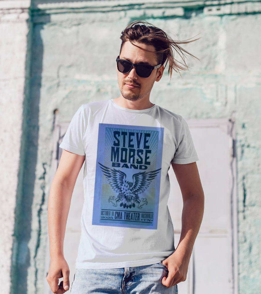 Steve Morse Band CMA Theater Nashville TN October 10 2025 Eagle Design T-Shirt