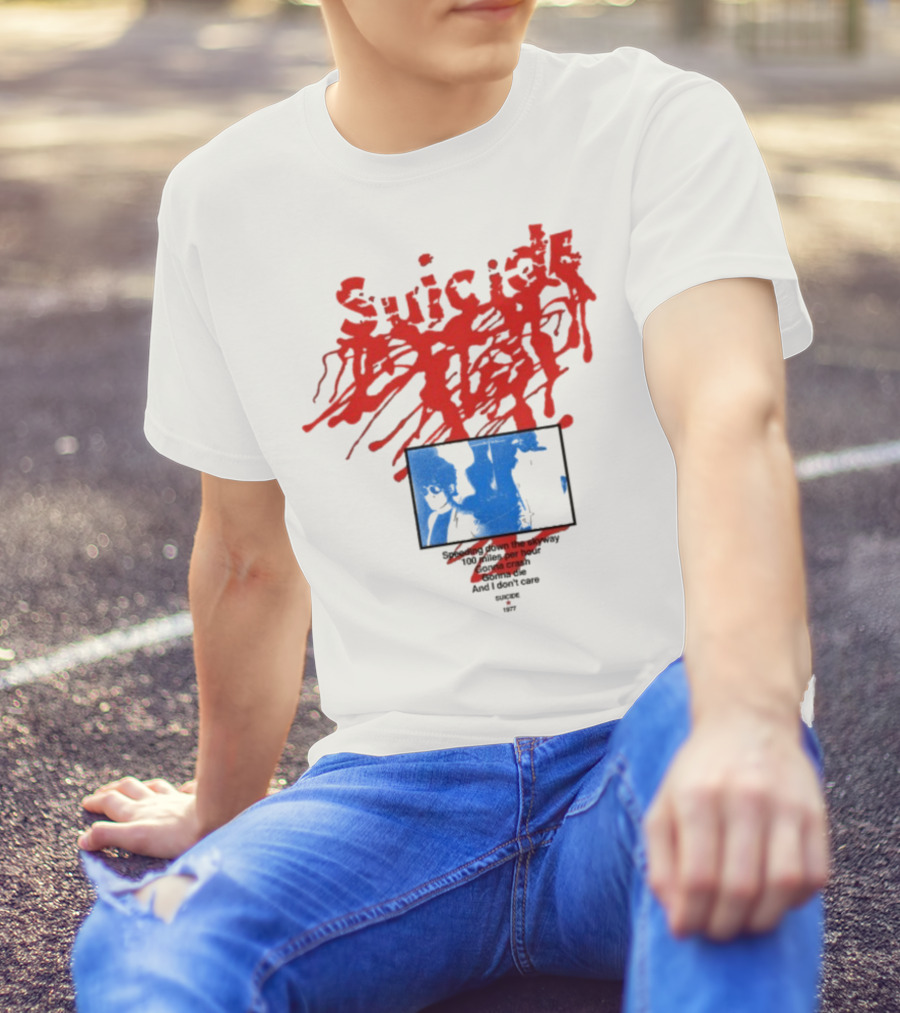 Suicide USA Rocket 1977 Speeding Down Skyway 100 Miles Per Hour Gonna Crash T-Shirt