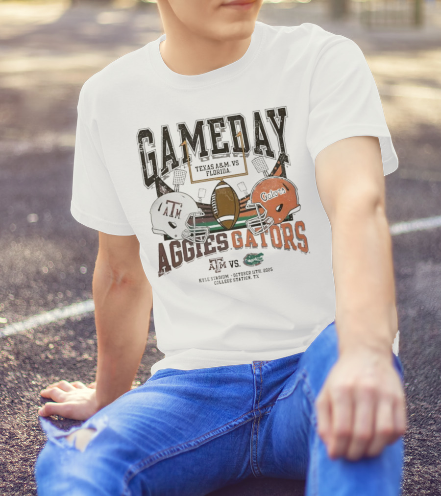 Gameday Texas A&M Aggies Vs Florida Gators Kyle Field November 5 2022 College Station TX T-Shirt