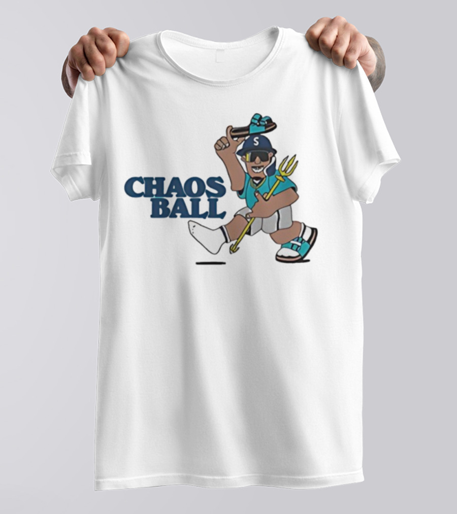 Trillblazin Chaos Ball Seattle Mariners Mascot Design T-Shirt
