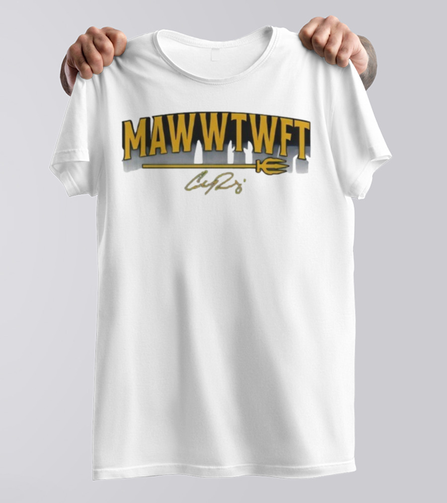 Cal Raleigh Seattle Mariners MAWWTWFT Trident Signature T-Shirt