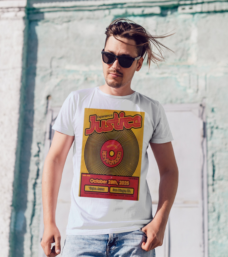 Experience Justice Featuring Kaytranada Live In Stereo October 28th 2025 Viejas Arena San Diego CA T-Shirt