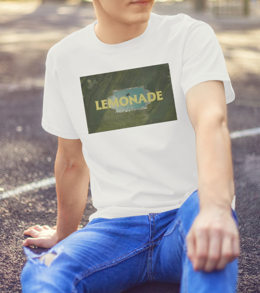 Louis Tomlinson Lemonade Aesthetic Pool Aerial View T-Shirt