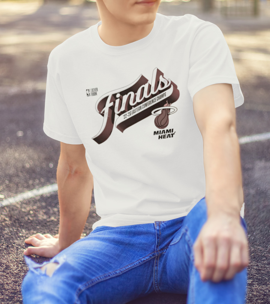 Miami Heat Eastern Conference Finals Champions 2023 Baseline Finals T-Shirt