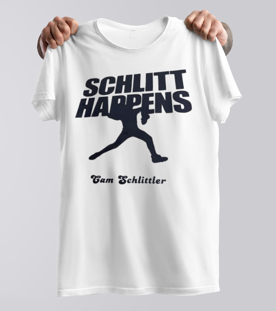 New York Baseball Schlitt Happens Cam Schlittler T-Shirt