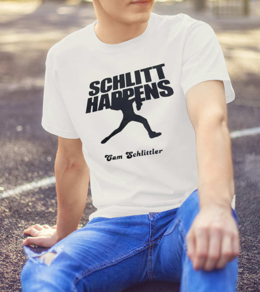 New York Baseball Schlitt Happens Cam Schlittler T-Shirt