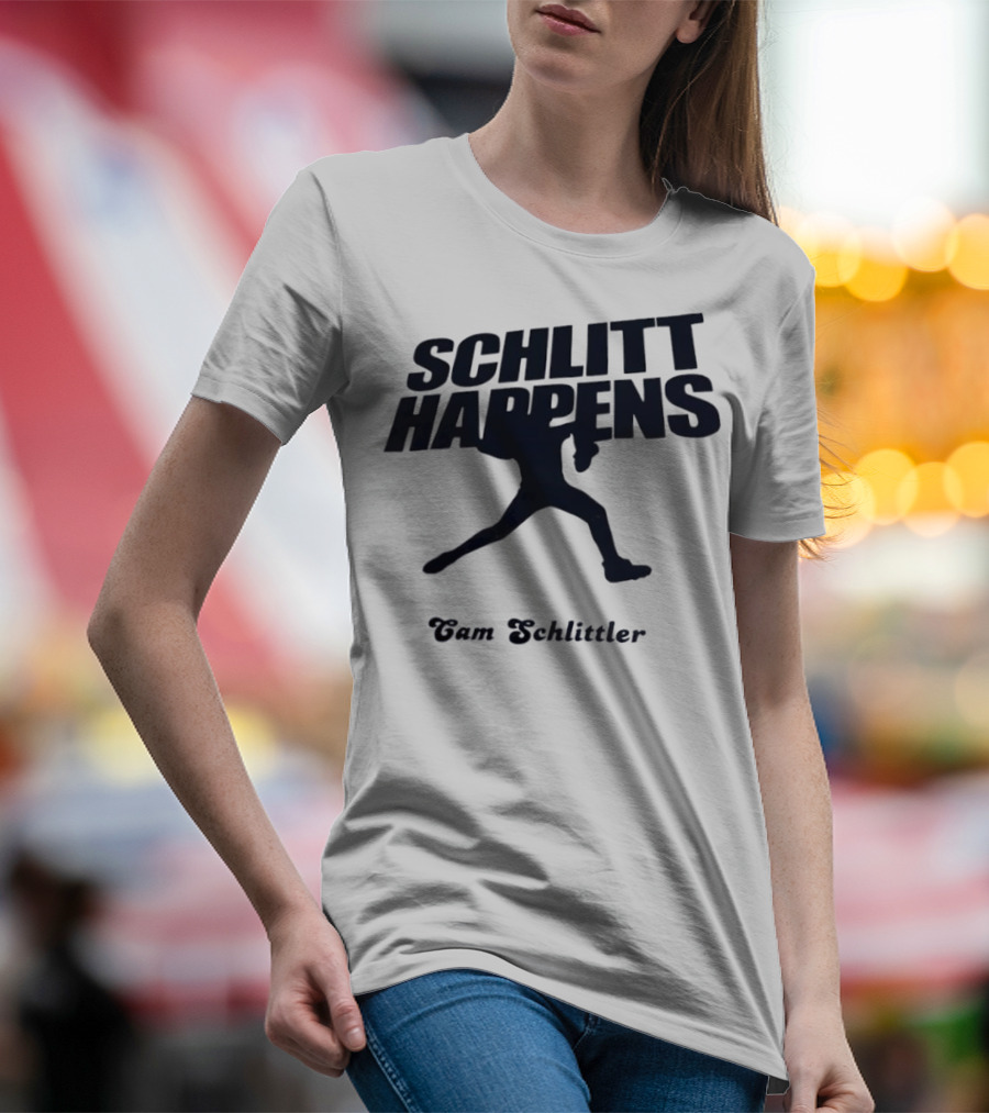 New York Baseball Schlitt Happens Cam Schlittler T-Shirt