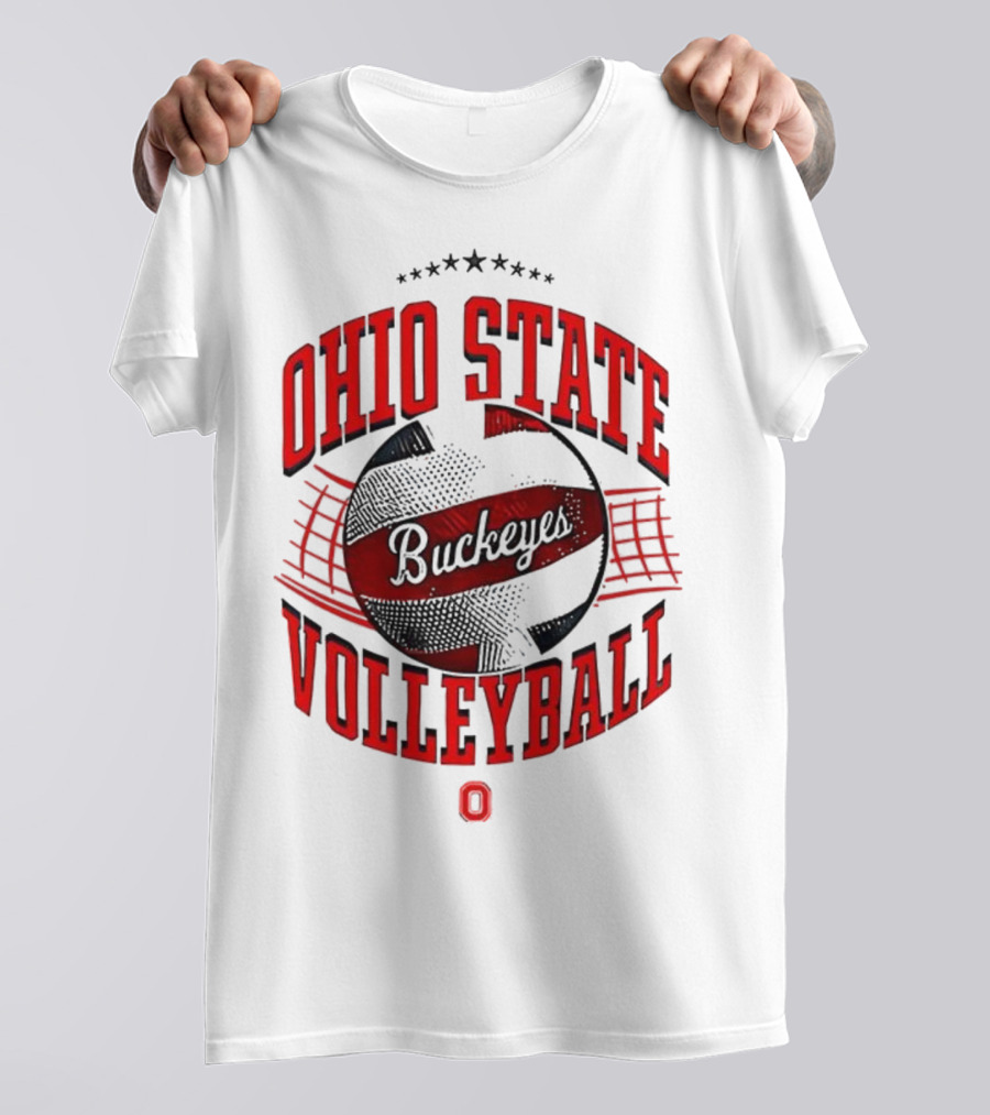 Ohio State Buckeyes Volleyball Vintage Retro Style T-Shirt