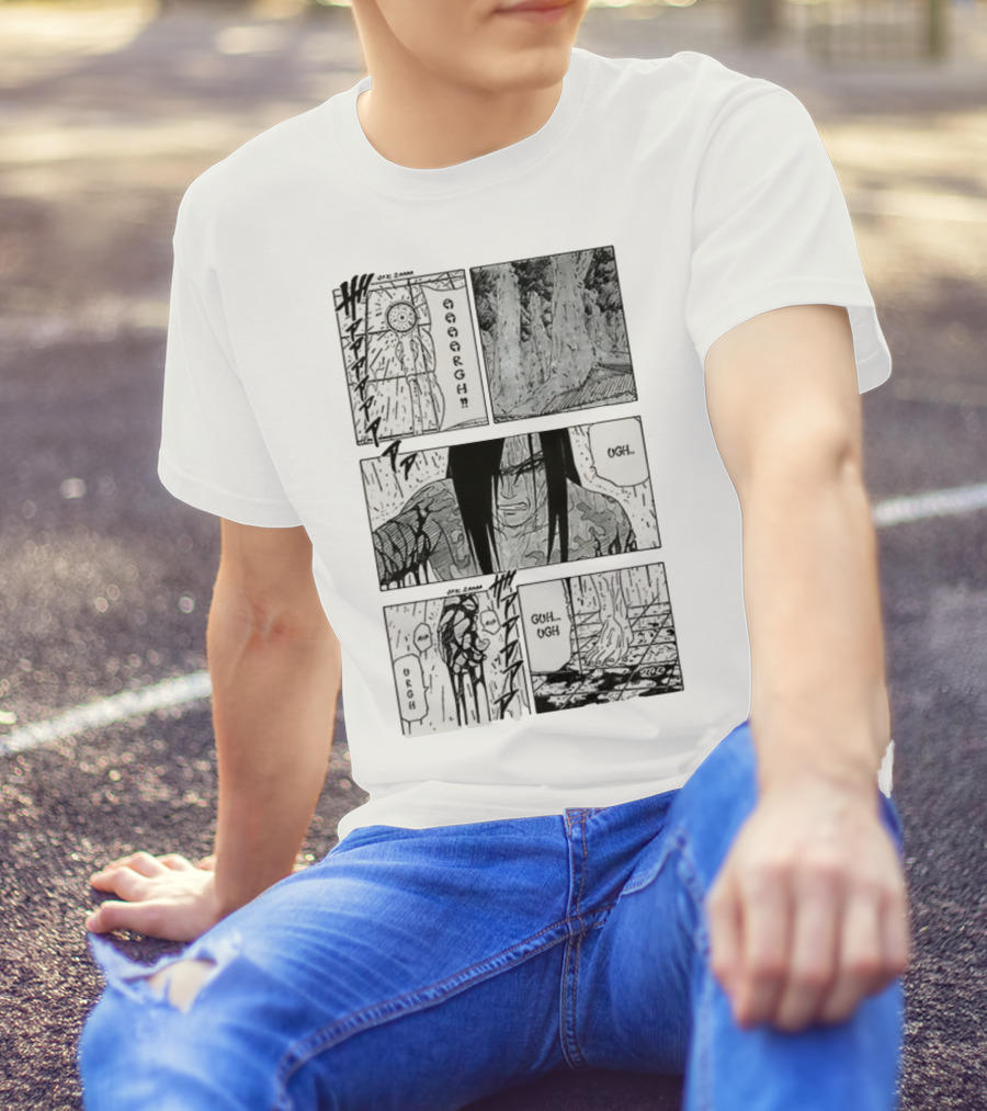 Orochimaru Legendary Sannin Manga Panels Ugh Aaargh Moments T-Shirt
