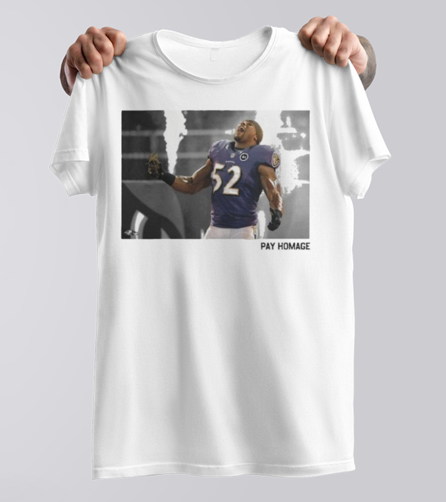 Ray Lewis Baltimore Ravens Legendary Passion NFL 52 T-Shirt