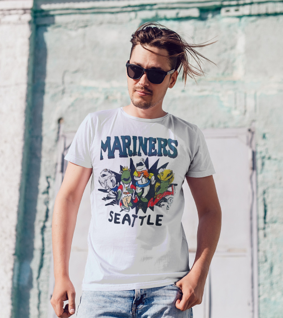 Mariners Seattle Salmon Run New Mascots T-Shirt