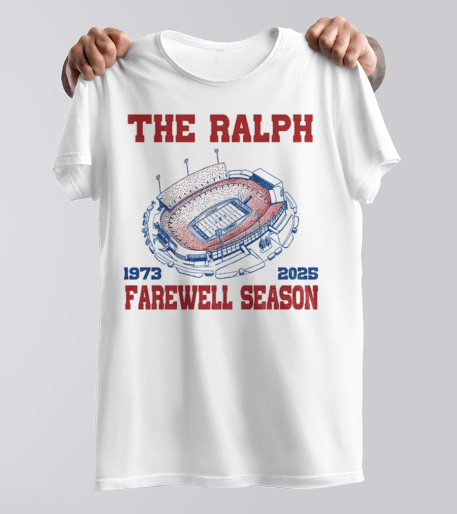 The Ralph Stadium Farewell Season 1973-2025 Buffalo Bills NFL T-Shirt