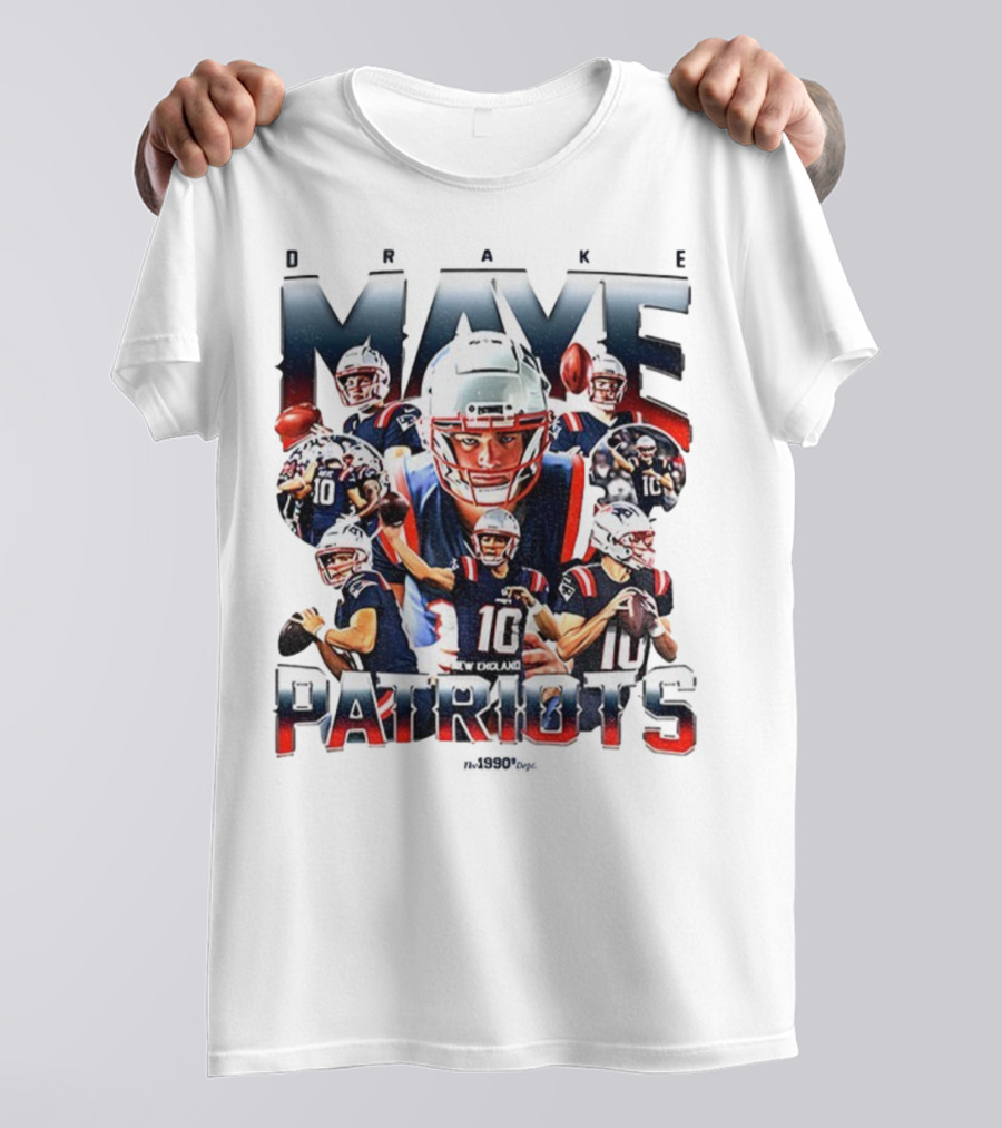 Drake Maye New England Patriots NFL Super Bowl 2025 T-Shirt