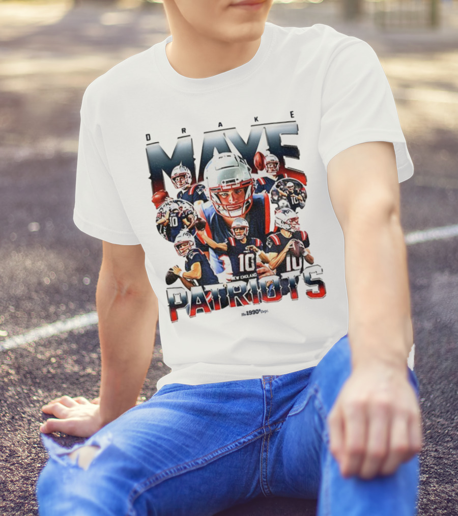 Drake Maye New England Patriots NFL Super Bowl 2025 T-Shirt