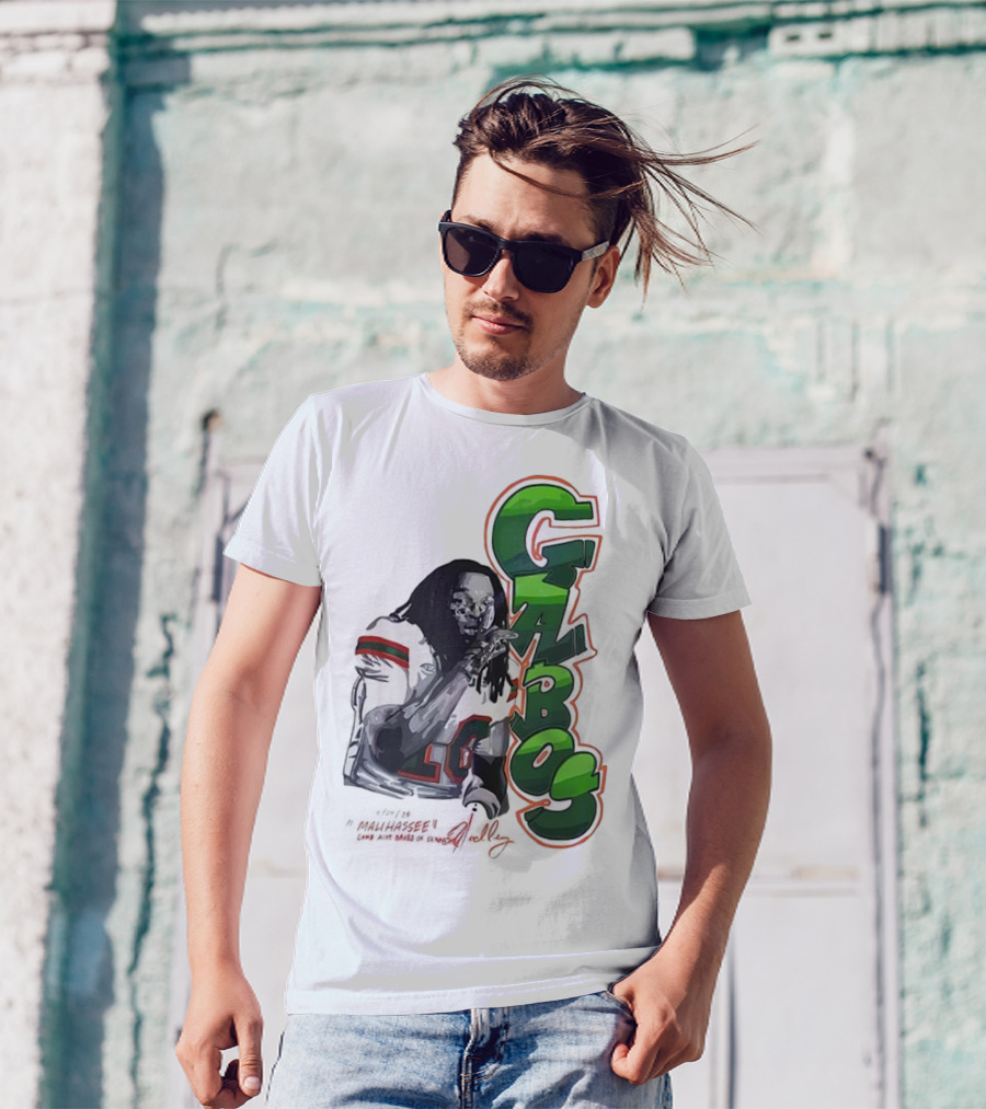 Malachi Toney Gabos Miami Hurricanes Malihassee Signature T-Shirt