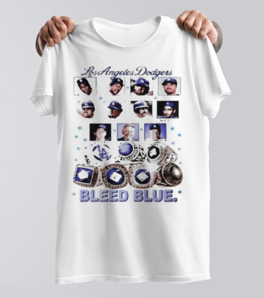 Los Angeles Dodgers Bleed Blue Signature Team Legends T-Shirt