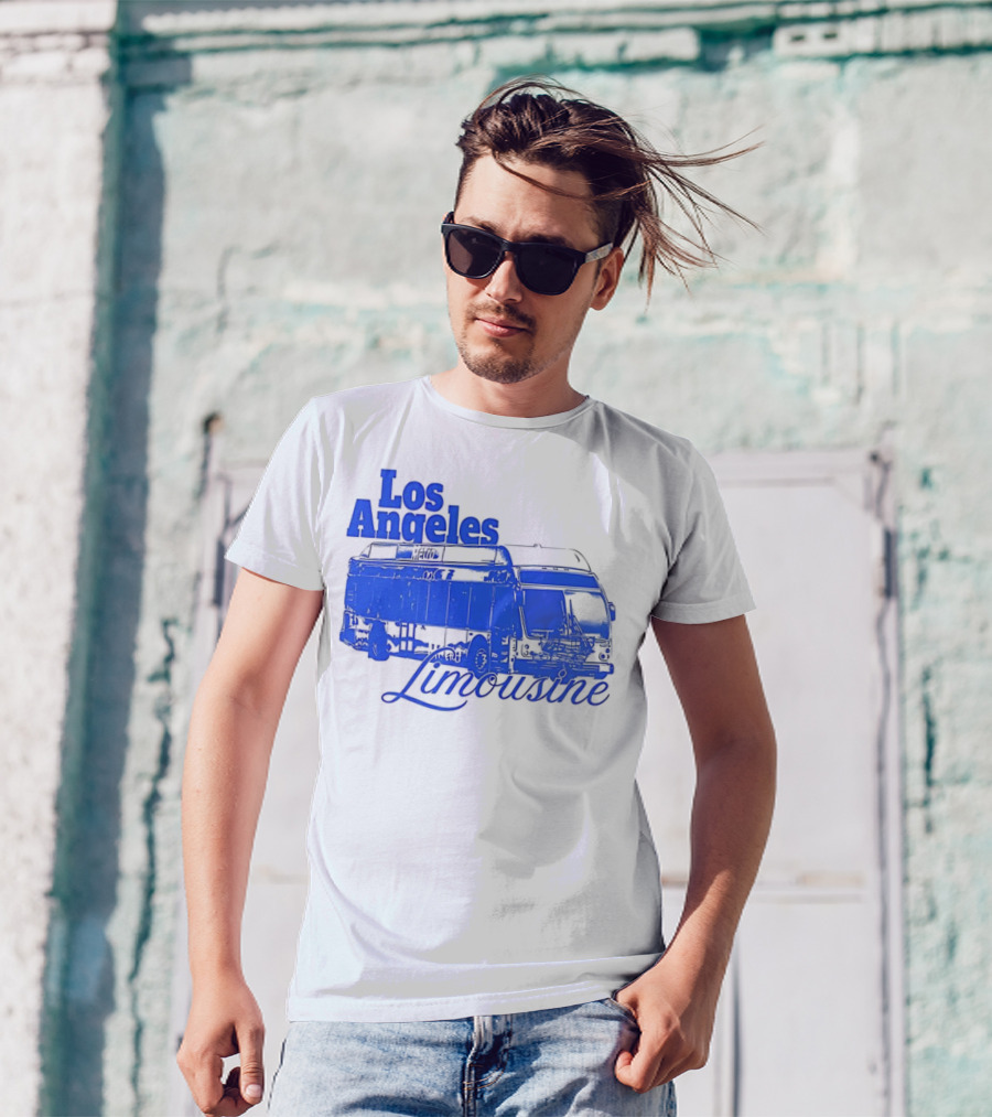 Los Angeles Limousine Retro Bus Experience T-Shirt