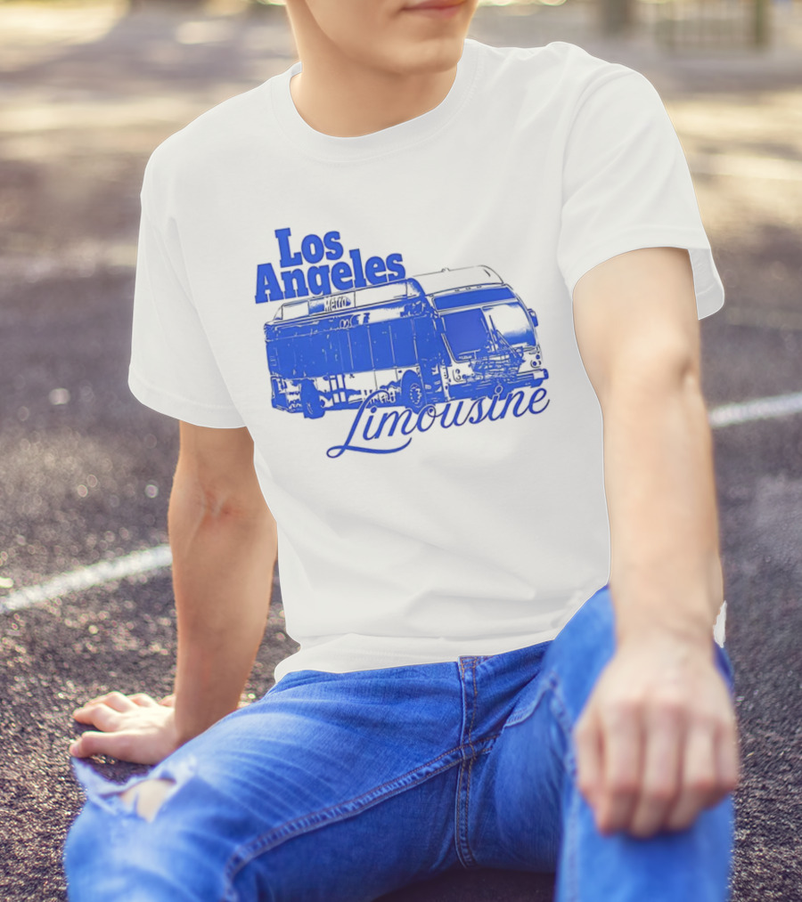 Los Angeles Limousine Retro Bus Experience T-Shirt