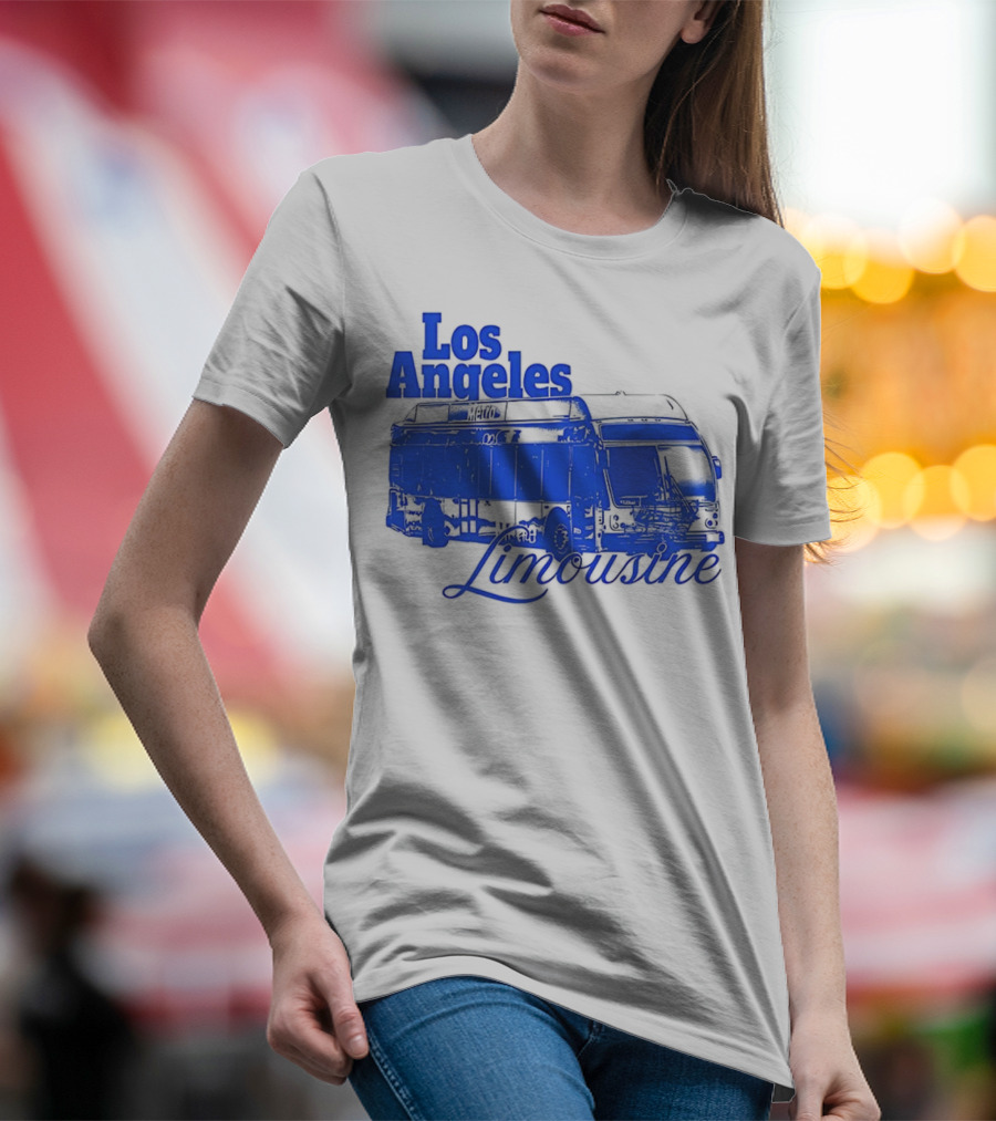Los Angeles Limousine Retro Bus Experience T-Shirt