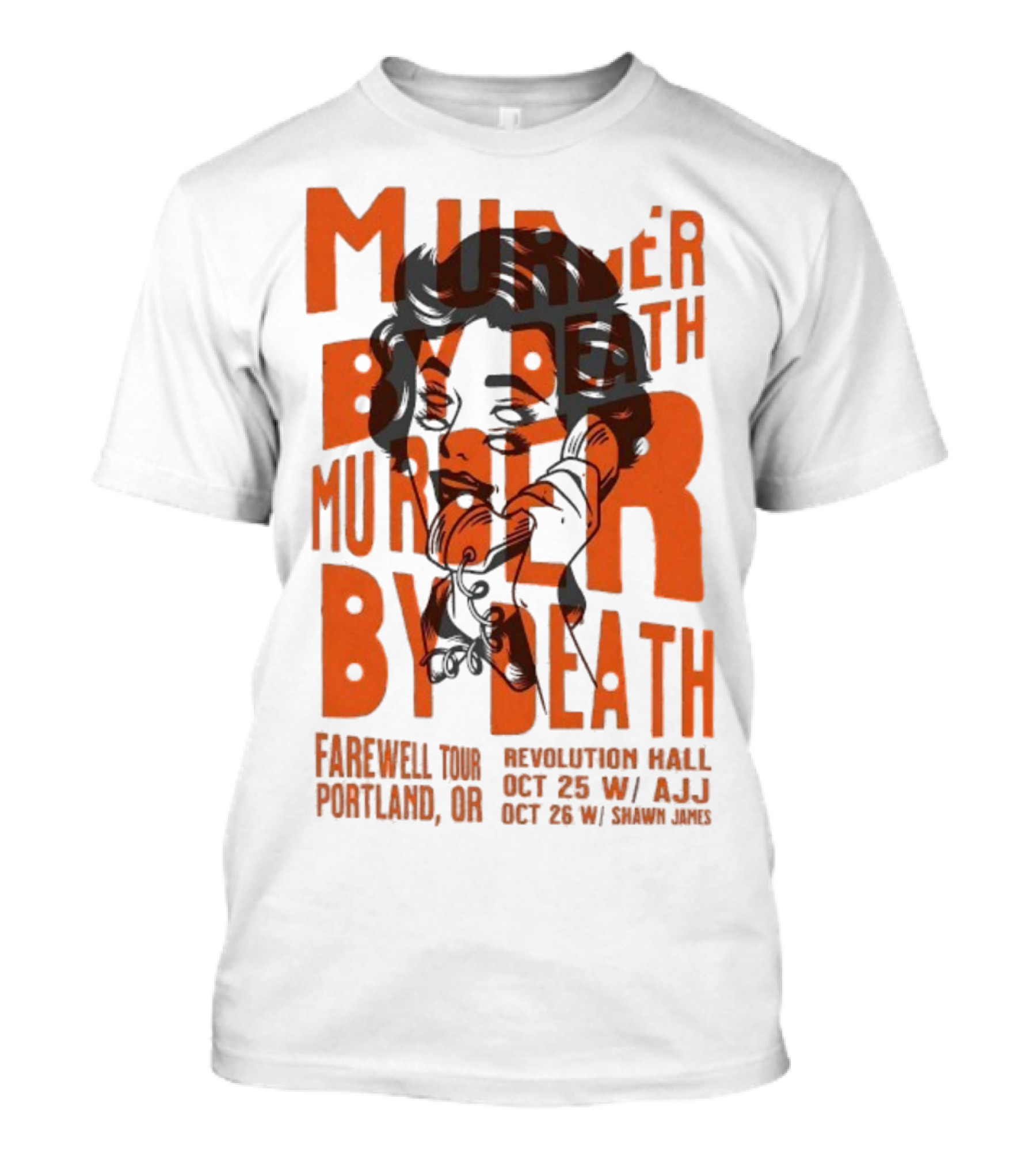 Murder By Death Farewell Tour Portland Revolution Hall Oct 23 24 2025 T-Shirt