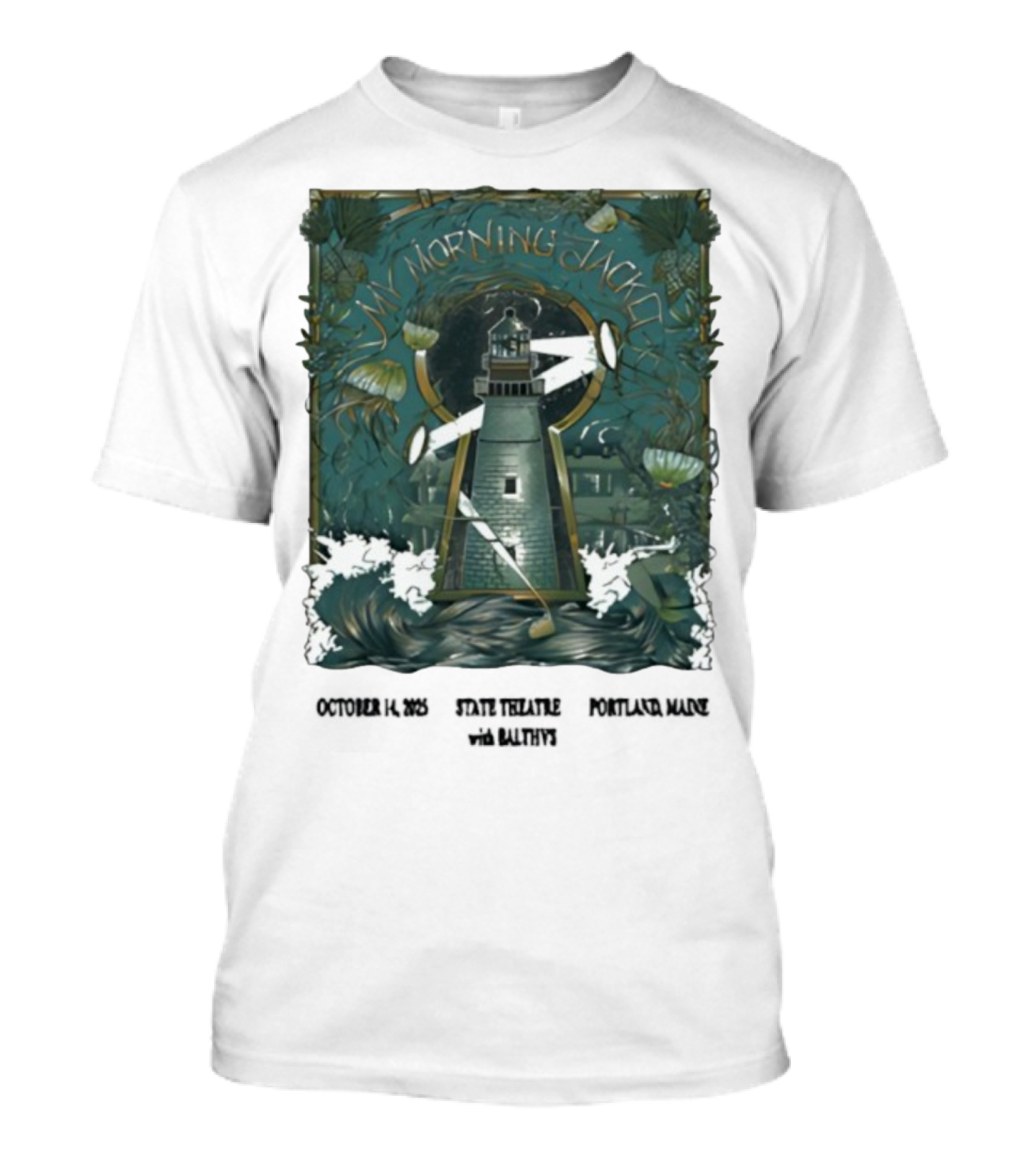 My Morning Jacket Lighthouse Portland ME October 2025 T-Shirt