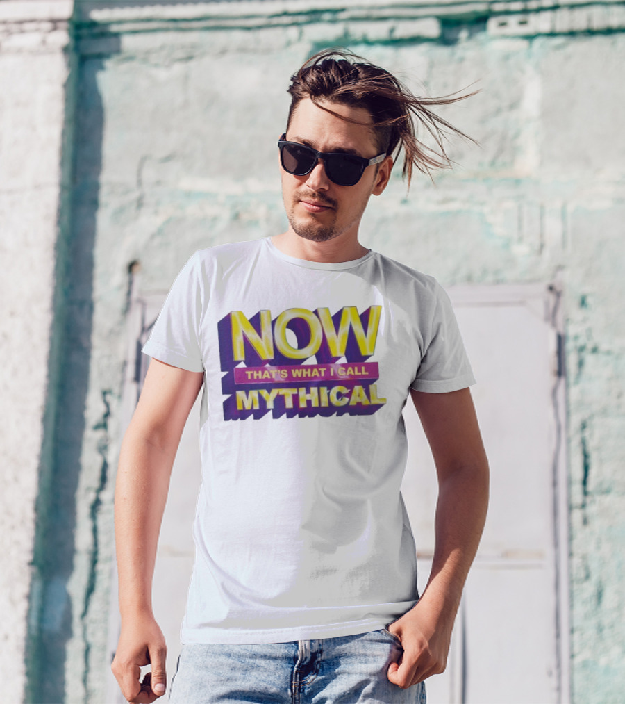NOW That’s What I Call Mythical Retro 3D Text Style T-Shirt