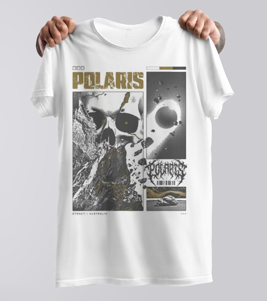 Polaris Kintsugi Skull Eclipse Aesthetic T-Shirt