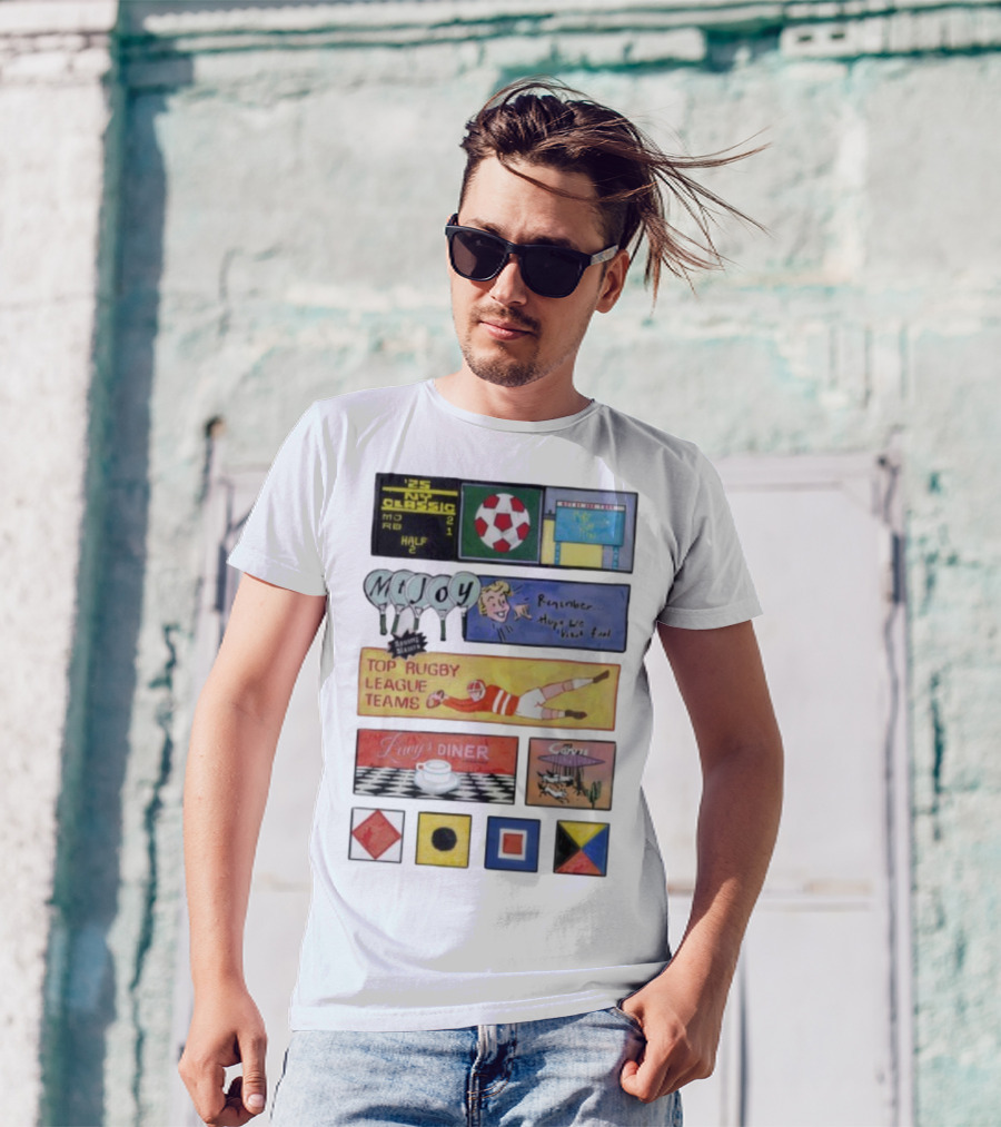 Rowing Blazers X Mt. Joy Top Rugby League Teams Vintage Sports Collaboration T-Shirt