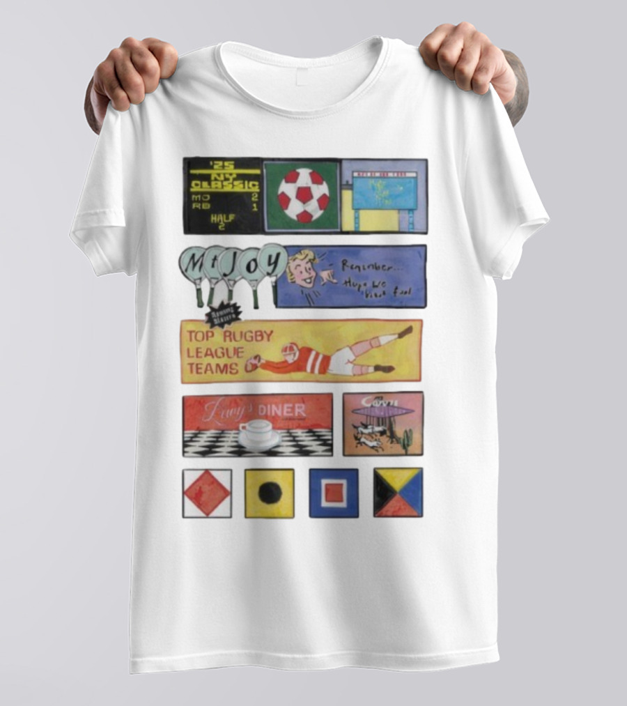 Rowing Blazers X Mt. Joy Top Rugby League Teams Vintage Sports Collaboration T-Shirt