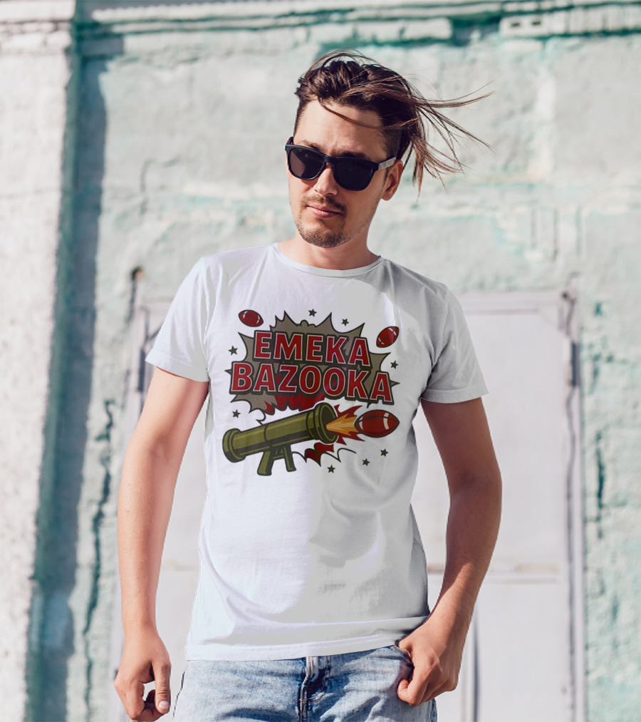 Tampa Bay Buccaneers Emeka Bazooka Football Blast T-Shirt