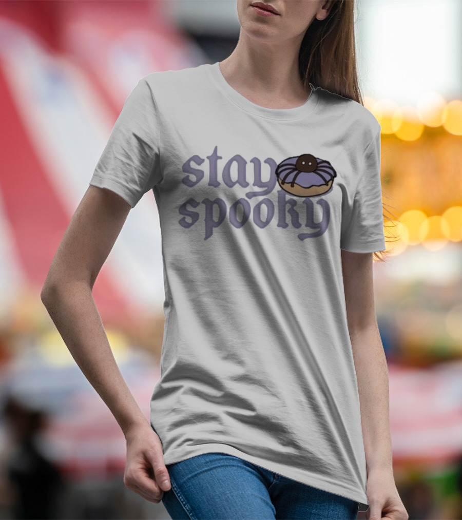 Stay Spooky Dunkin’ Donuts Halloween Donut Design T-Shirt