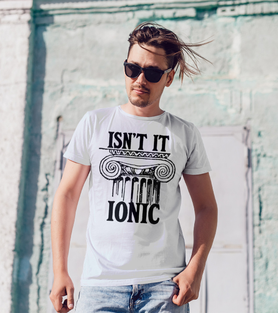 ISN'T IT IONIC Ancient Greek Column T-Shirt