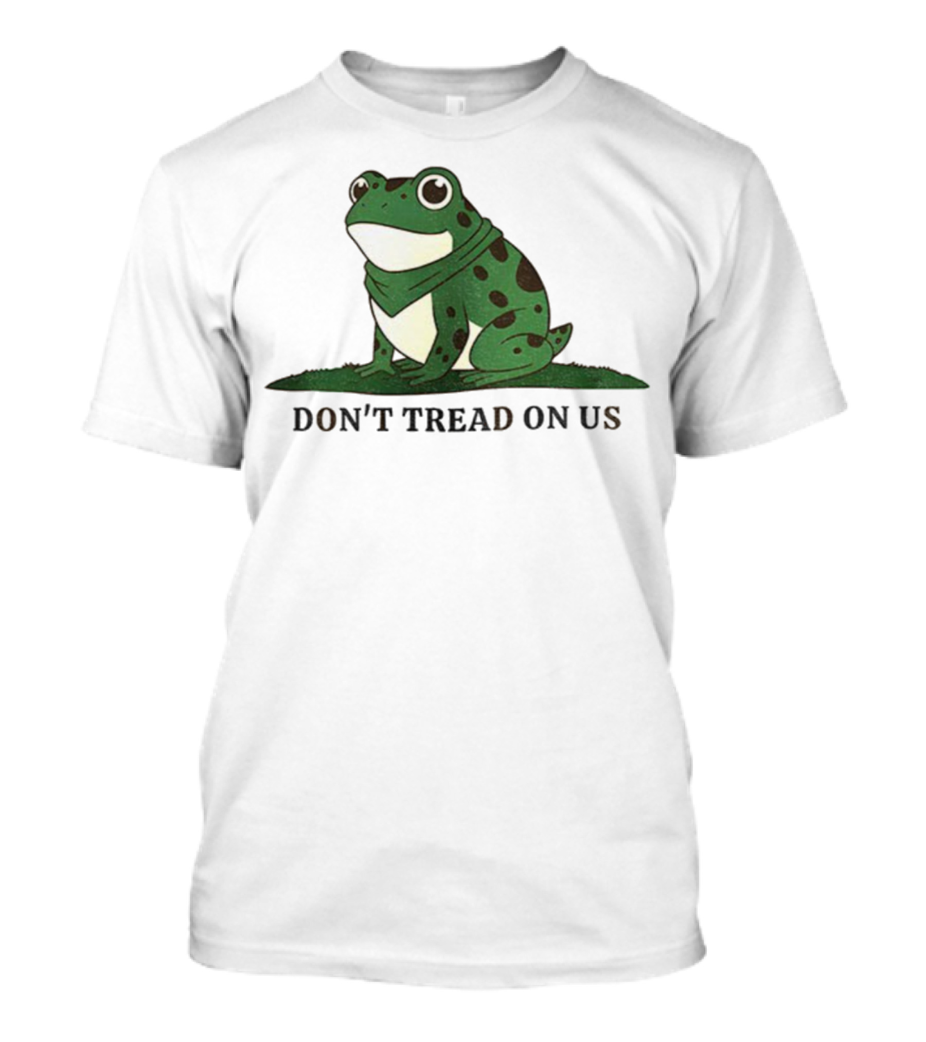 Portland Frog Don't Tread On Us 2025 Political Movement Symbol T-Shirt
