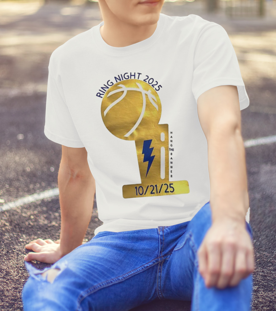 Ring Night 2025 Hang The Banner 10/21/25 Championship Celebration T-Shirt